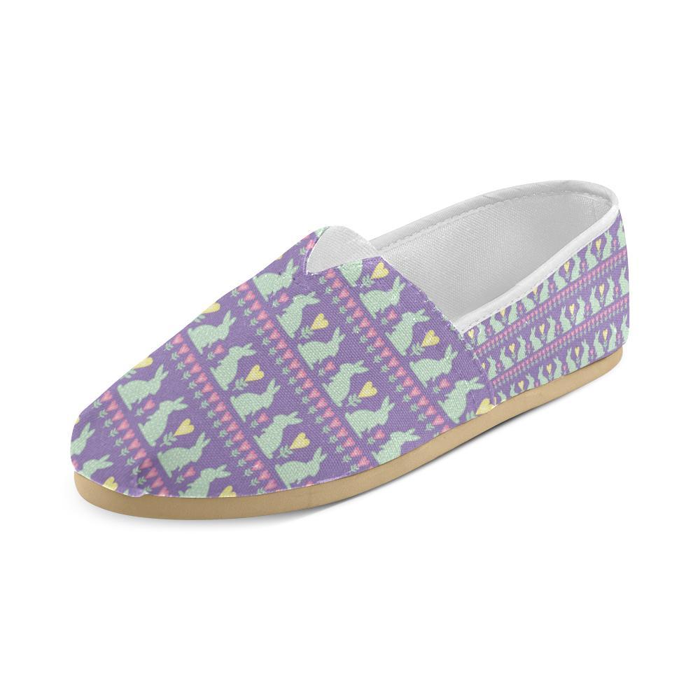 Rabbit Pattern Print Design RB01 Women Casual Shoes-JorJune.com