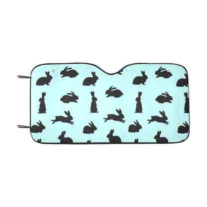 Rabbit Pattern Print Design RB010 Car Sun Shade-JorJune