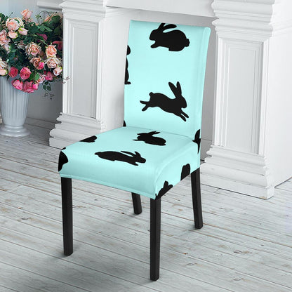 Rabbit Pattern Print Design RB010 Dining Chair Slipcover-JORJUNE.COM