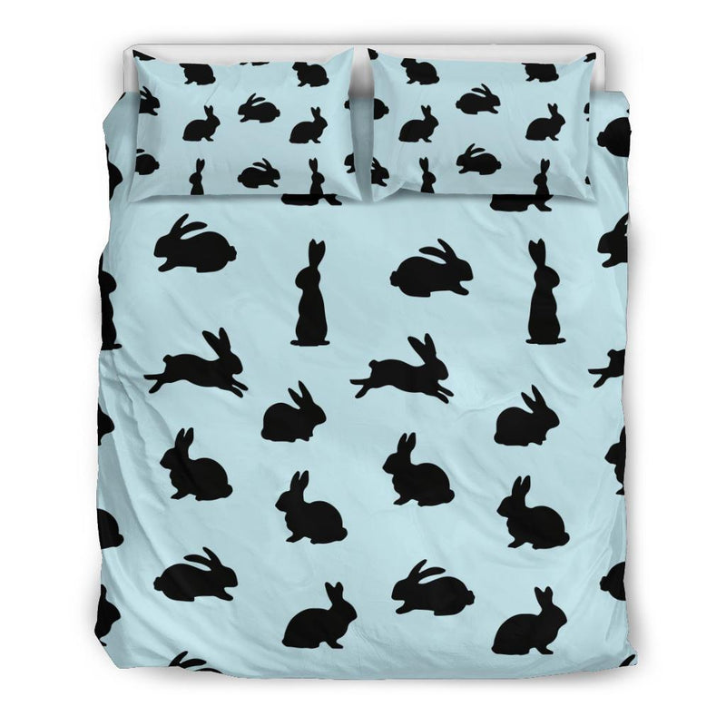 Rabbit Pattern Print Design RB010 Duvet Cover Bedding Set-JORJUNE.COM