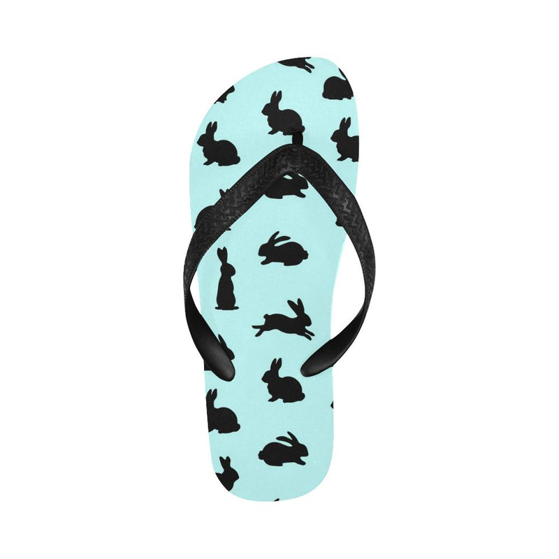 Rabbit Pattern Print Design RB010 Flip Flops-JorJune