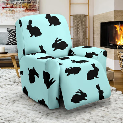 Rabbit Pattern Print Design RB010 Recliner Slipcover-JORJUNE.COM