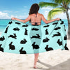 Rabbit Pattern Print Design RB010 Sarong Pareo Wrap-JORJUNE.COM