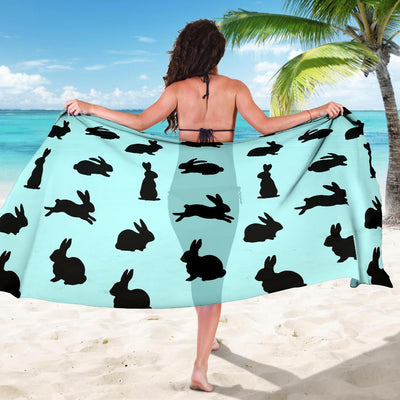 Rabbit Pattern Print Design RB010 Sarong Pareo Wrap-JORJUNE.COM