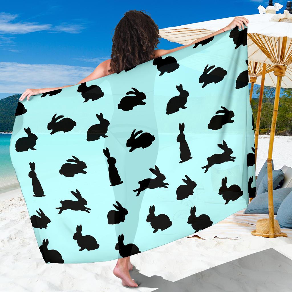 Rabbit Pattern Print Design RB010 Sarong Pareo Wrap-JORJUNE.COM