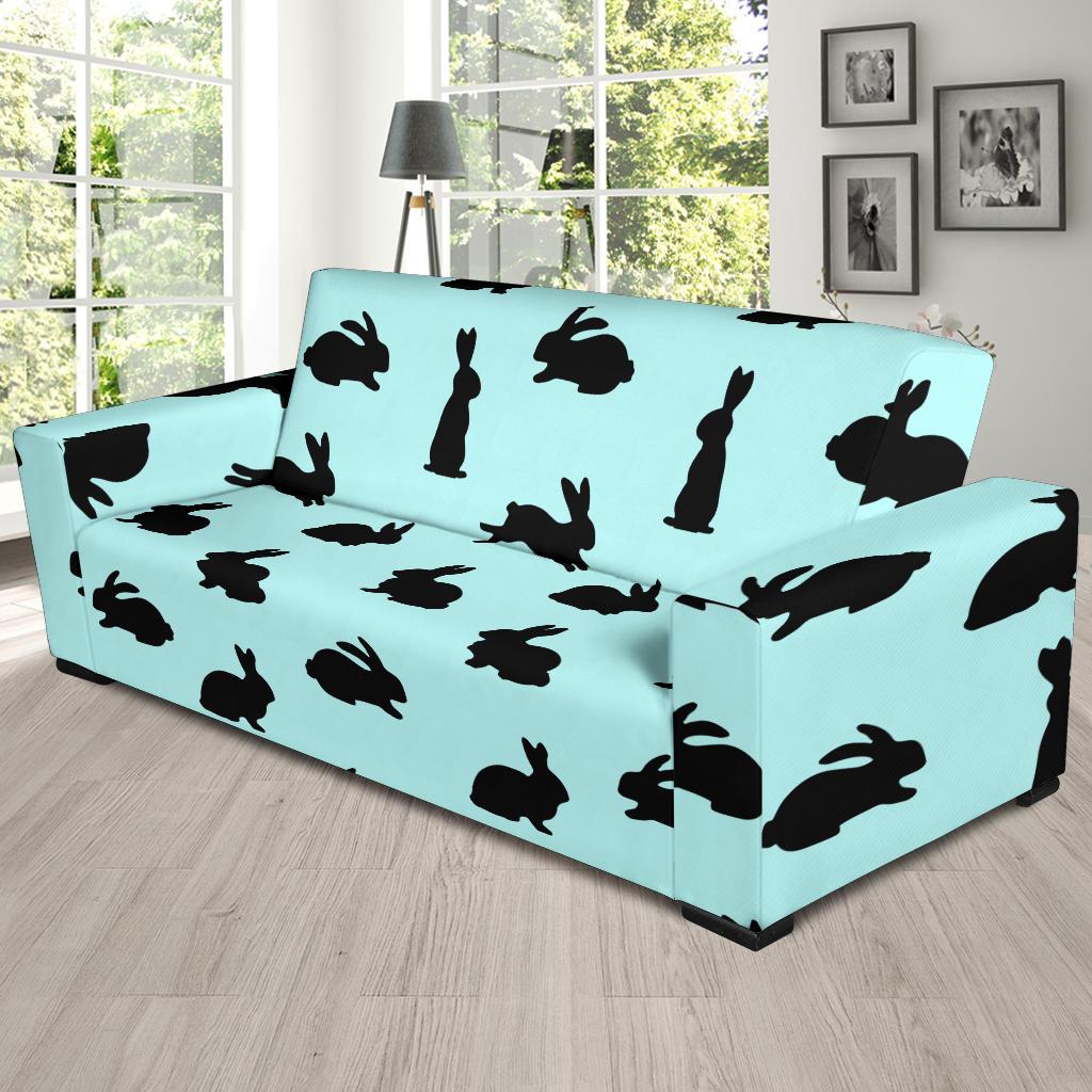 Rabbit Pattern Print Design RB010 Sofa Slipcover-JORJUNE.COM
