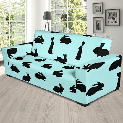 Rabbit Pattern Print Design RB010 Sofa Slipcover-JORJUNE.COM