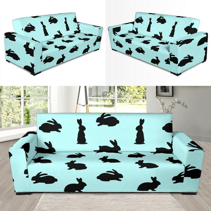 Rabbit Pattern Print Design RB010 Sofa Slipcover-JORJUNE.COM