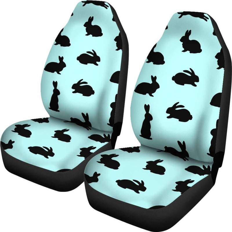 Rabbit Pattern Print Design RB010 Universal Fit Car Seat Covers-JorJune