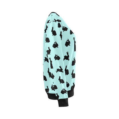 Rabbit Pattern Print Design RB010 Women Long Sleeve Sweatshirt-JorJune