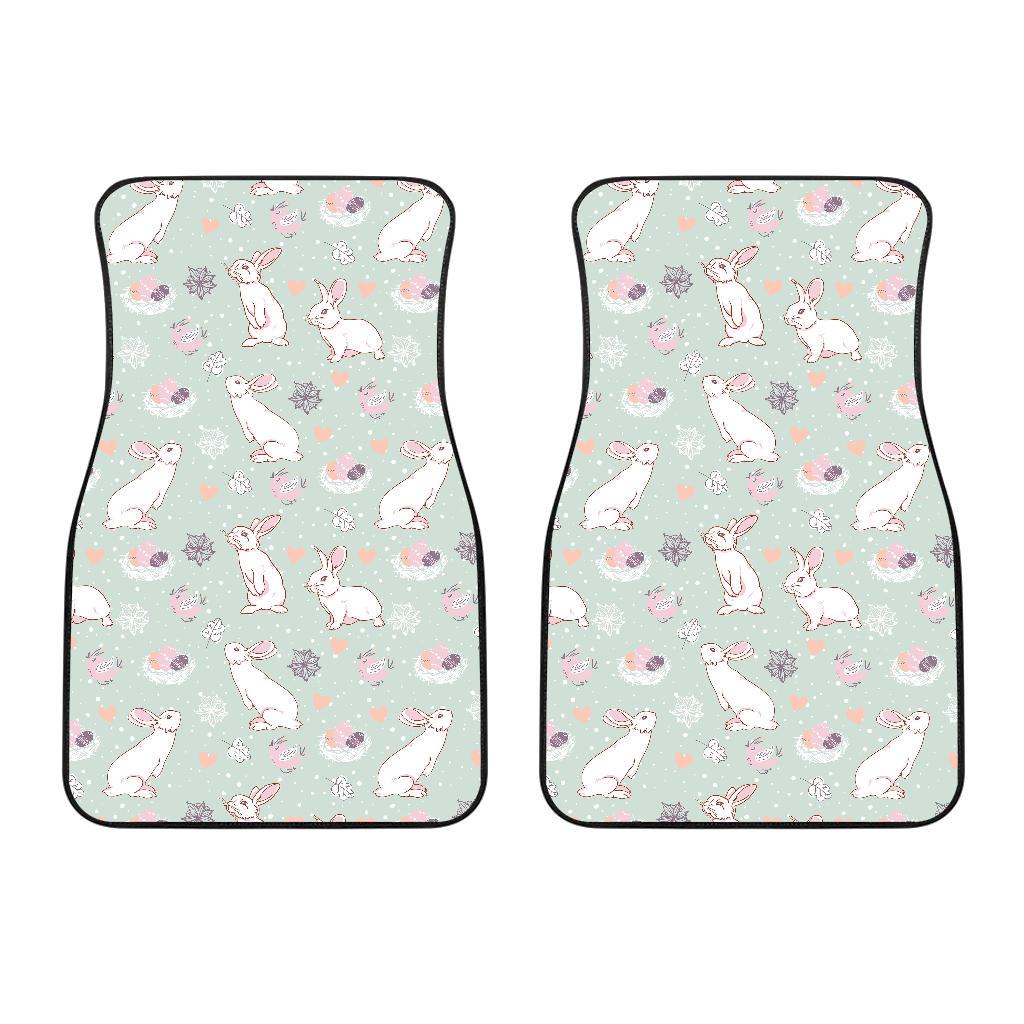 Rabbit Pattern Print Design RB011 Car Floor Mats-JORJUNE.COM