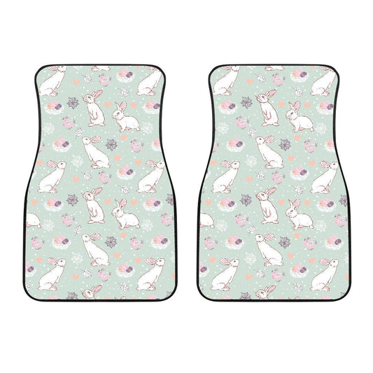 Rabbit Pattern Print Design RB011 Car Floor Mats-JORJUNE.COM