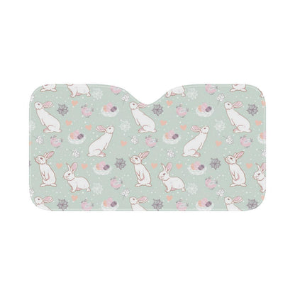 Rabbit Pattern Print Design RB011 Car Sun Shade-JorJune