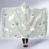 Rabbit Pattern Print Design RB011 Hooded Blanket-JORJUNE.COM