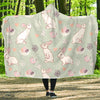 Rabbit Pattern Print Design RB011 Hooded Blanket-JORJUNE.COM