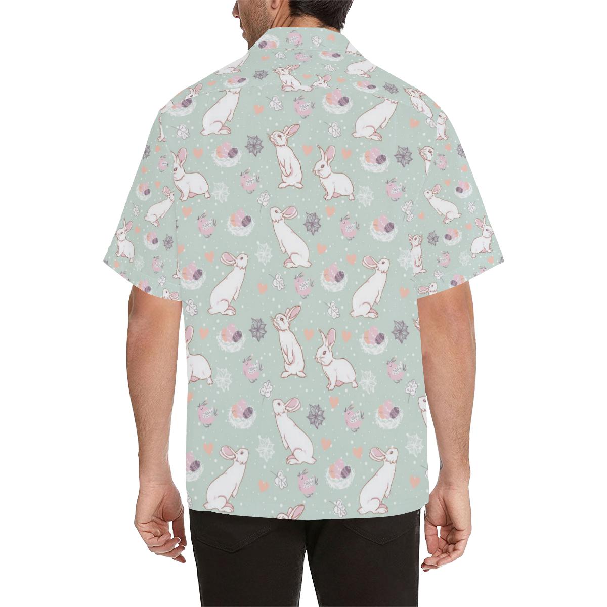 Rabbit Pattern Print Design RB011 Men Hawaiian Shirt-JorJune