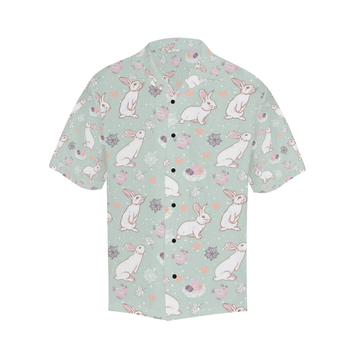 Rabbit Pattern Print Design RB011 Men Hawaiian Shirt-JorJune