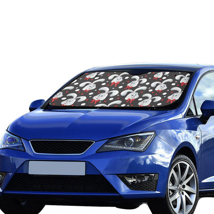 Rabbit Pattern Print Design RB012 Car Sun Shade-JorJune