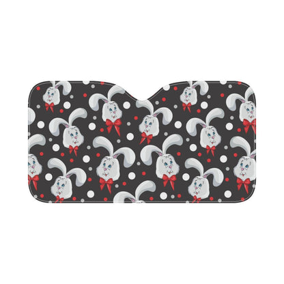 Rabbit Pattern Print Design RB012 Car Sun Shade-JorJune