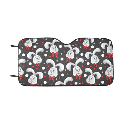 Rabbit Pattern Print Design RB012 Car Sun Shade-JorJune