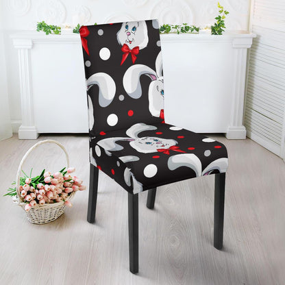 Rabbit Pattern Print Design RB012 Dining Chair Slipcover-JORJUNE.COM
