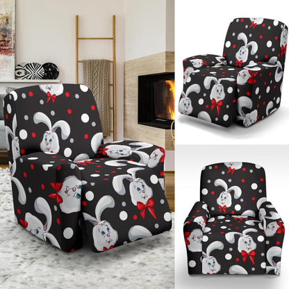Rabbit Pattern Print Design RB012 Recliner Slipcover-JORJUNE.COM