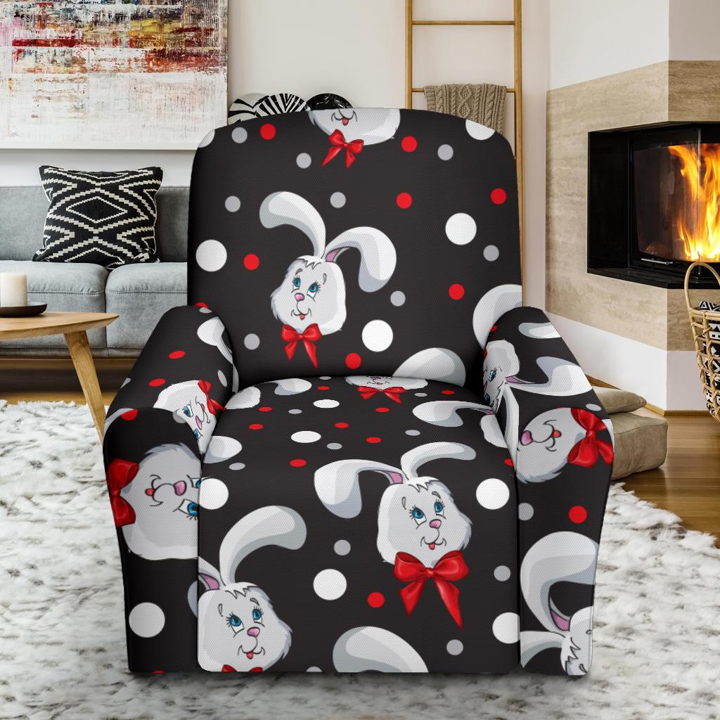 Rabbit Pattern Print Design RB012 Recliner Slipcover-JORJUNE.COM