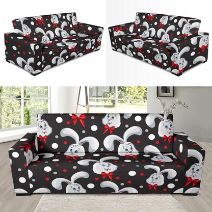 Rabbit Pattern Print Design RB012 Sofa Slipcover-JORJUNE.COM