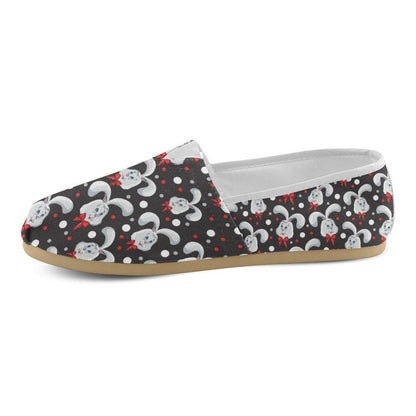 Rabbit Pattern Print Design RB012 Women Casual Shoes-JorJune.com