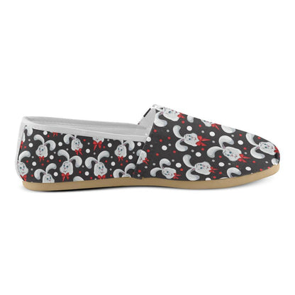 Rabbit Pattern Print Design RB012 Women Casual Shoes-JorJune.com