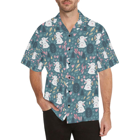Rabbit Pattern Print Design RB013 Men Hawaiian Shirt-JorJune