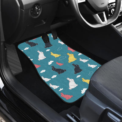 Rabbit Pattern Print Design RB014 Car Floor Mats-JORJUNE.COM