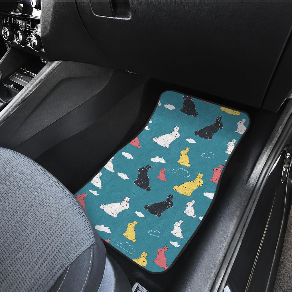 Rabbit Pattern Print Design RB014 Car Floor Mats-JORJUNE.COM