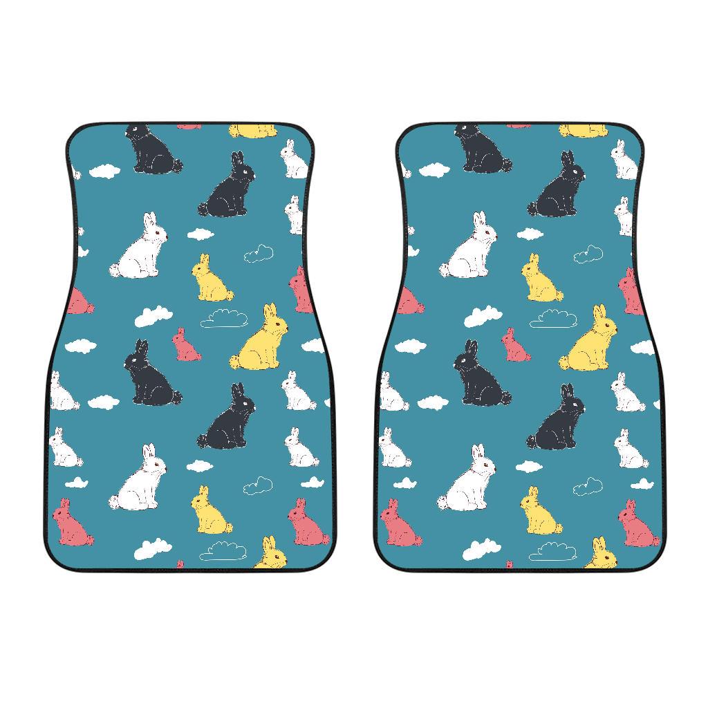 Rabbit Pattern Print Design RB014 Car Floor Mats-JORJUNE.COM