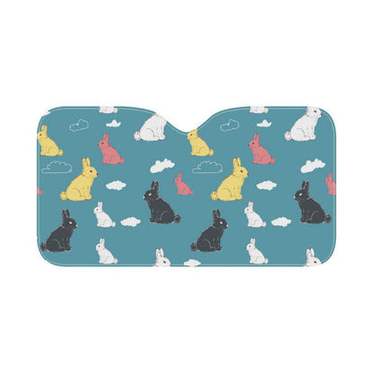 Rabbit Pattern Print Design RB014 Car Sun Shade-JorJune