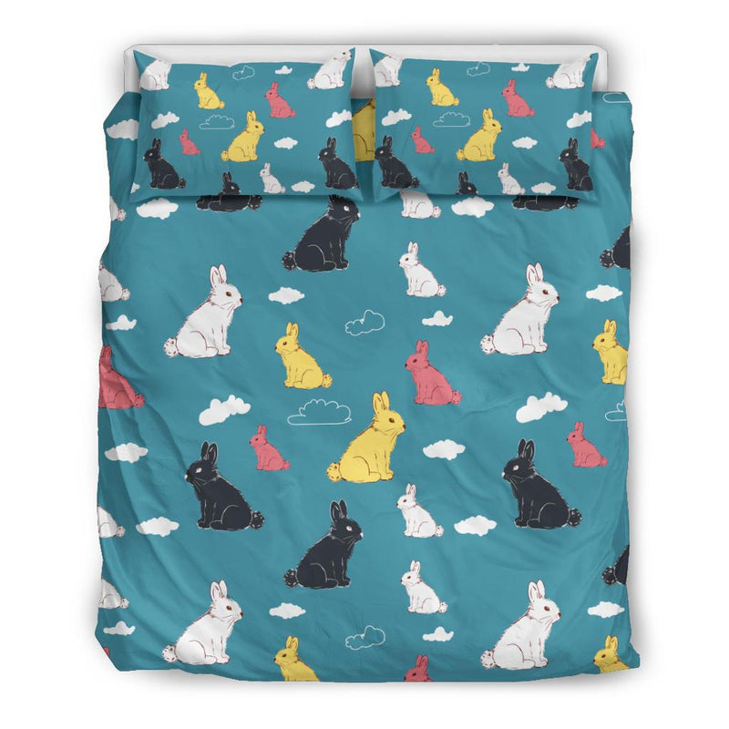 Rabbit Pattern Print Design RB014 Duvet Cover Bedding Set-JORJUNE.COM