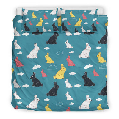 Rabbit Pattern Print Design RB014 Duvet Cover Bedding Set-JORJUNE.COM