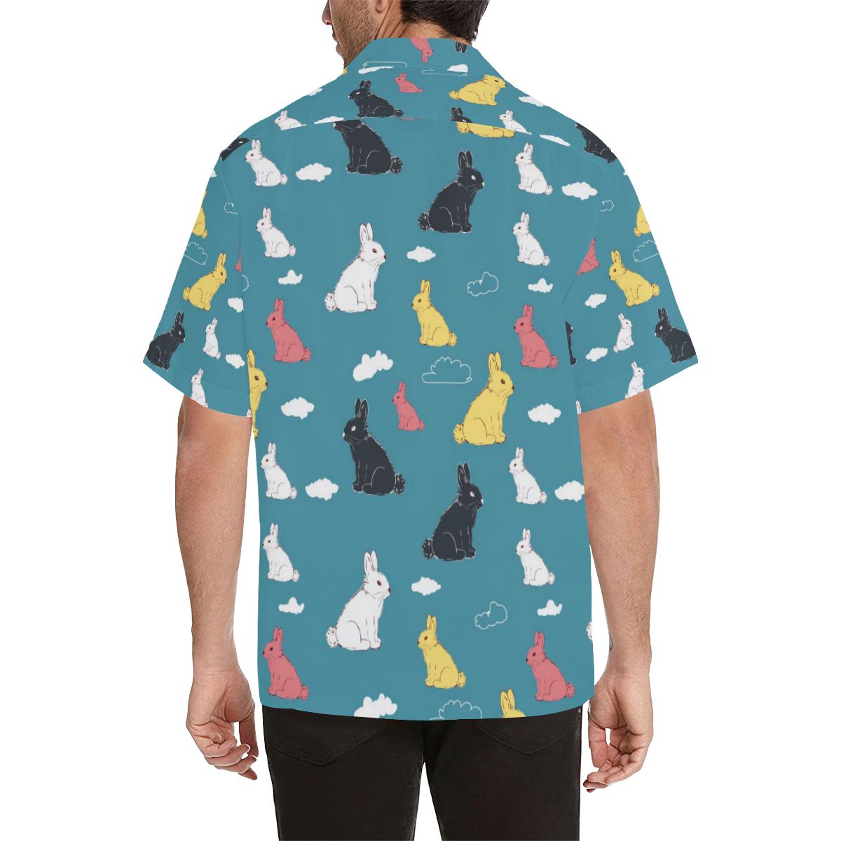 Rabbit Pattern Print Design RB014 Men Hawaiian Shirt-JorJune