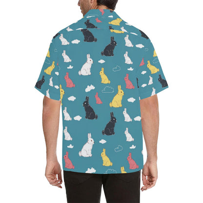 Rabbit Pattern Print Design RB014 Men Hawaiian Shirt-JorJune