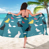 Rabbit Pattern Print Design RB014 Sarong Pareo Wrap-JORJUNE.COM