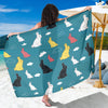 Rabbit Pattern Print Design RB014 Sarong Pareo Wrap-JORJUNE.COM