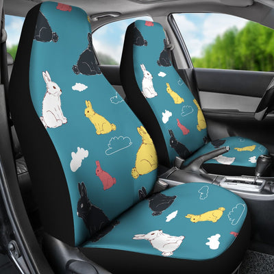 Rabbit Pattern Print Design RB014 Universal Fit Car Seat Covers-JorJune