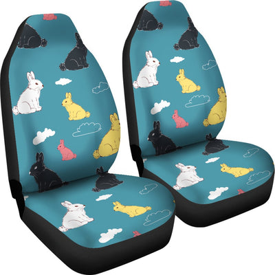 Rabbit Pattern Print Design RB014 Universal Fit Car Seat Covers-JorJune