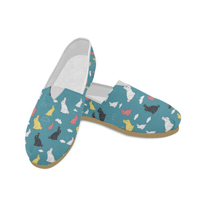 Rabbit Pattern Print Design RB014 Women Casual Shoes-JorJune.com