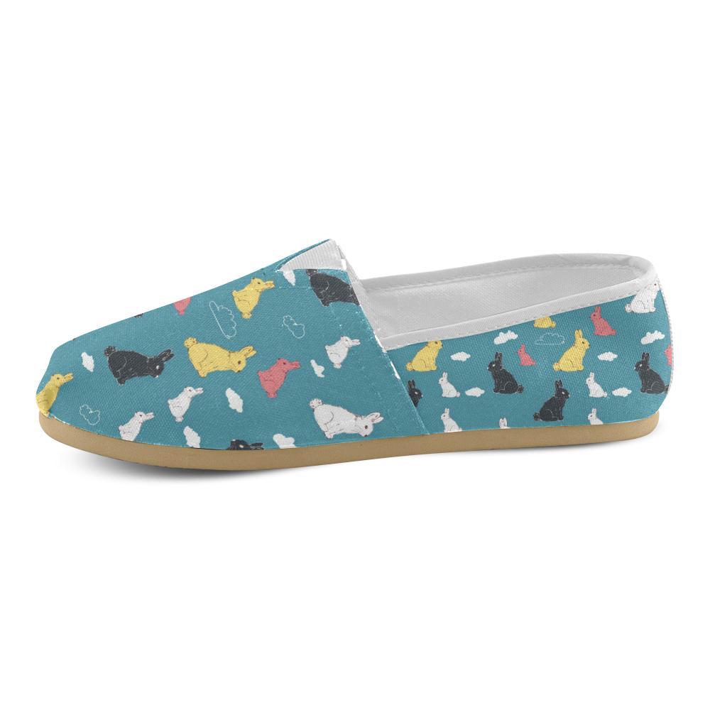 Rabbit Pattern Print Design RB014 Women Casual Shoes-JorJune.com