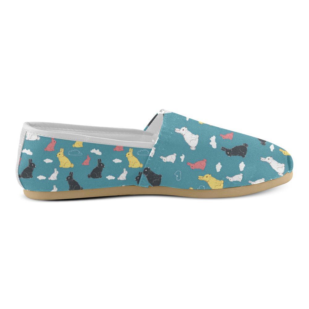 Rabbit Pattern Print Design RB014 Women Casual Shoes-JorJune.com