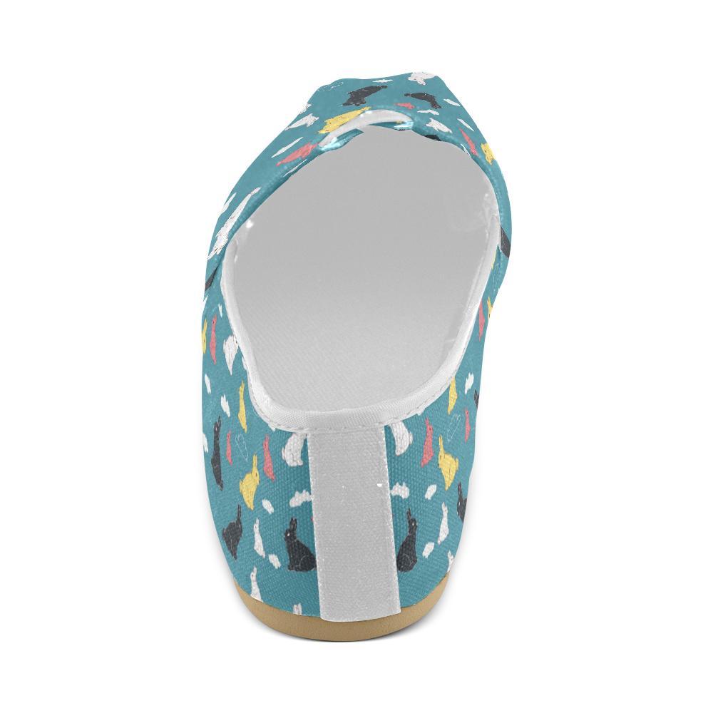 Rabbit Pattern Print Design RB014 Women Casual Shoes-JorJune.com