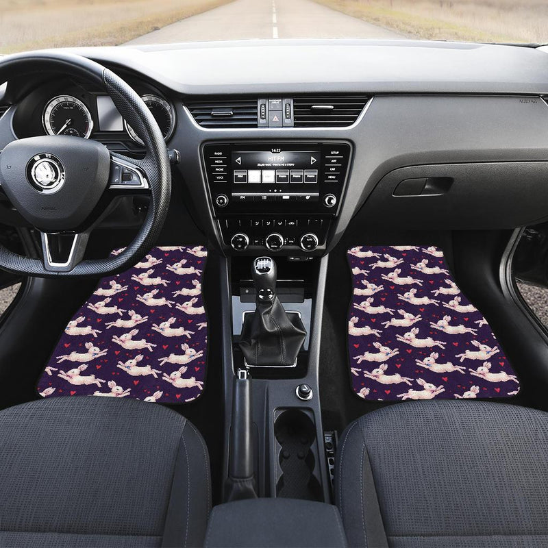 Rabbit Pattern Print Design RB016 Car Floor Mats-JORJUNE.COM