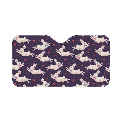 Rabbit Pattern Print Design RB016 Car Sun Shade-JorJune