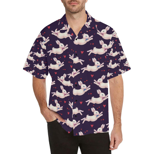 Rabbit Pattern Print Design RB016 Men Hawaiian Shirt-JorJune